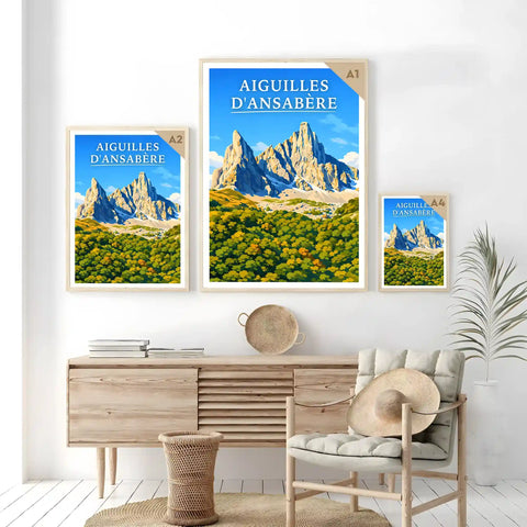 Affiche - Aiguilles d'Ansabère