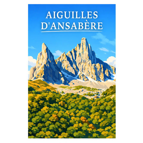 Affiche - Aiguilles d'Ansabère