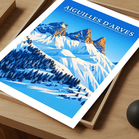 Affiche - Aiguilles d'Arves