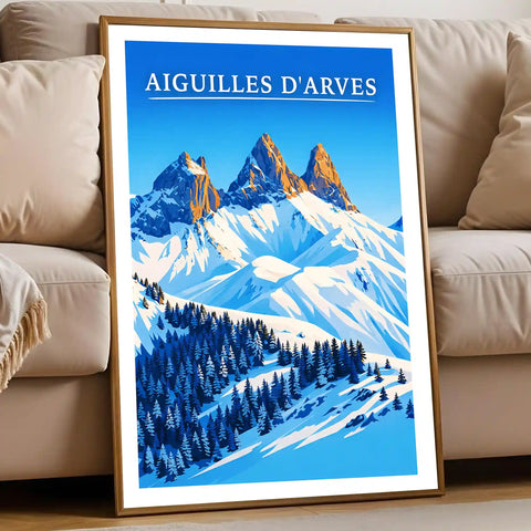 Affiche - Aiguilles d'Arves