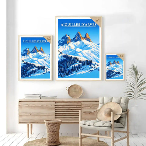 Affiche - Aiguilles d'Arves