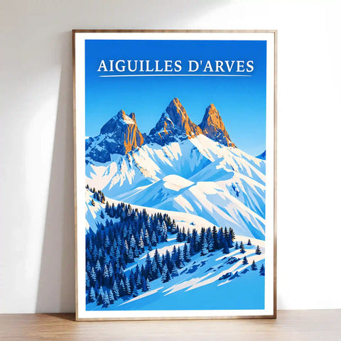 Affiche - Aiguilles d'Arves
