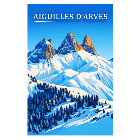 Affiche - Aiguilles d'Arves
