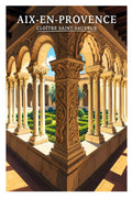 Affiche Aix-en-Provence Cloître Saint-Sauveur