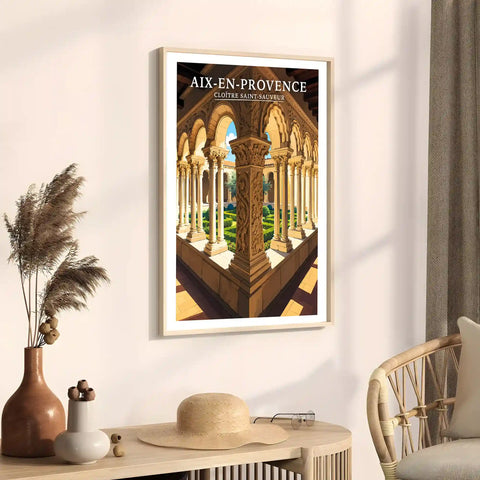 Affiche Aix-en-Provence Cloître Saint-Sauveur