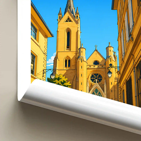 Affiche Aix-en-Provence Église Saint-Jean-de-Malte