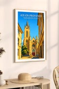Affiche Aix-en-Provence Église Saint-Jean-de-Malte