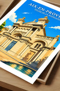 Affiche Aix-en-Provence Église de la Madeleine