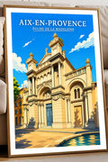 Affiche Aix-en-Provence Église de la Madeleine