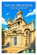 Affiche Aix-en-Provence Église de la Madeleine