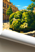 Affiche Aix-en-Provence Fontaine Moussue