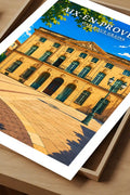 Affiche Aix-en-Provence Halle aux Grains