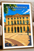Affiche Aix-en-Provence Halle aux Grains