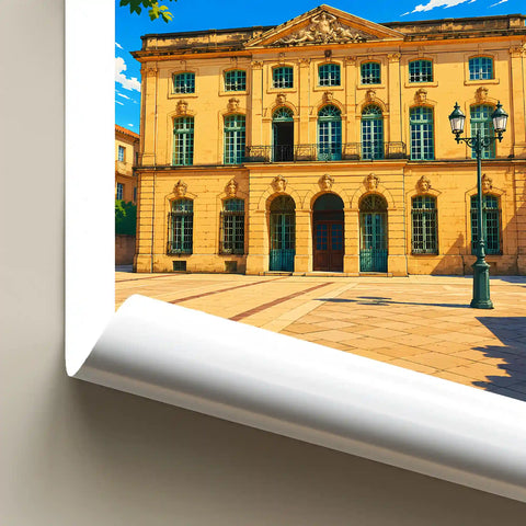 Affiche Aix-en-Provence Halle aux Grains