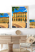 Affiche Aix-en-Provence Halle aux Grains