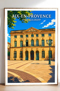 Affiche Aix-en-Provence Halle aux Grains