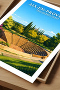 Affiche Aix-en-Provence Parc Gilbert Vilers