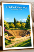 Affiche Aix-en-Provence Parc Gilbert Vilers