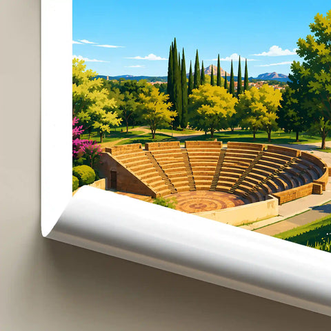Affiche Aix-en-Provence Parc Gilbert Vilers