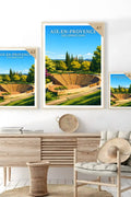 Affiche Aix-en-Provence Parc Gilbert Vilers