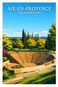 Affiche Aix-en-Provence Parc Gilbert Vilers
