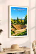 Affiche Aix-en-Provence Parc Gilbert Vilers