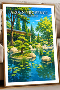 Affiche Aix-en-Provence Parc Saint-Mitre