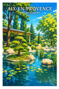 Affiche Aix-en-Provence Parc Saint-Mitre