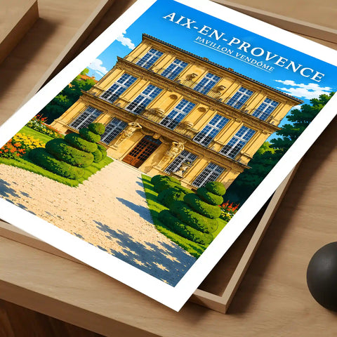 Affiche - Aix-en-Provence - Pavillon Vendôme
