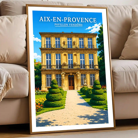 Affiche - Aix-en-Provence - Pavillon Vendôme
