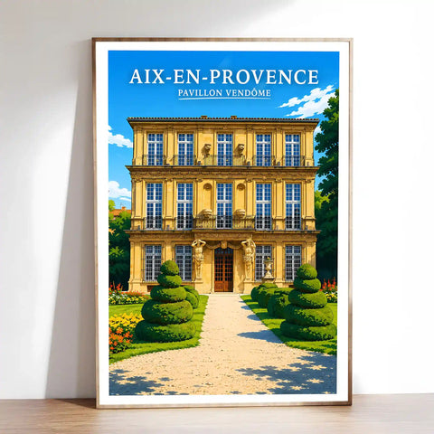 Affiche - Aix-en-Provence - Pavillon Vendôme