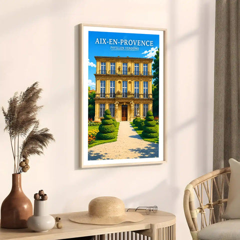 Affiche - Aix-en-Provence - Pavillon Vendôme