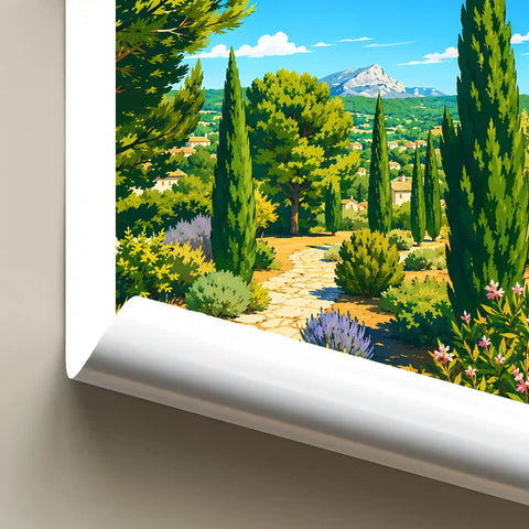 Affiche - Aix-en-Provence - Terrain des Peintres