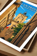 Affiche Aix-en-Provence Tour de l'Horloge