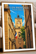 Affiche Aix-en-Provence Tour de l'Horloge