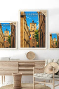 Affiche Aix-en-Provence Tour de l'Horloge