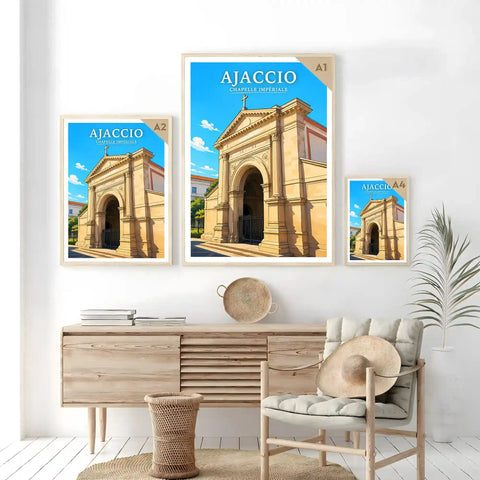 Affiche - Ajaccio - Chapelle Impériale
