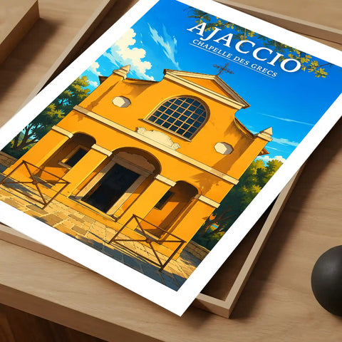 Affiche - Ajaccio - Chapelle des Grecs