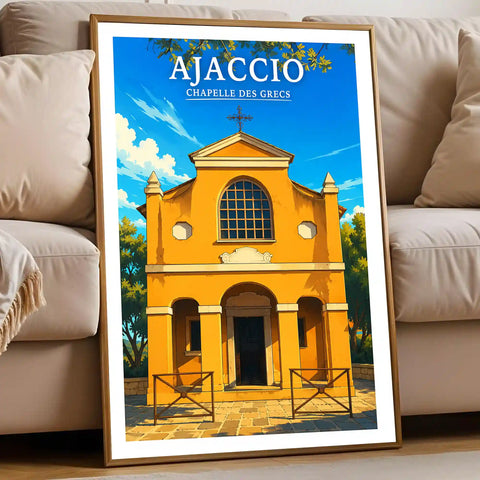 Affiche - Ajaccio - Chapelle des Grecs