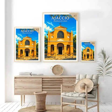 Affiche - Ajaccio - Chapelle des Grecs