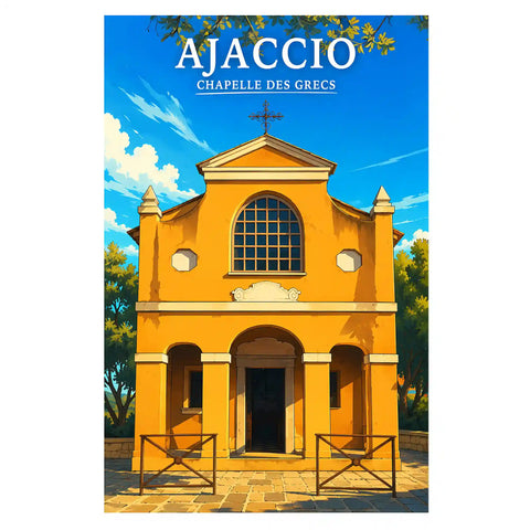 Affiche - Ajaccio - Chapelle des Grecs