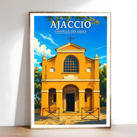 Affiche - Ajaccio - Chapelle des Grecs