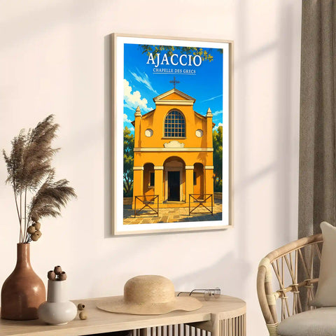 Affiche - Ajaccio - Chapelle des Grecs