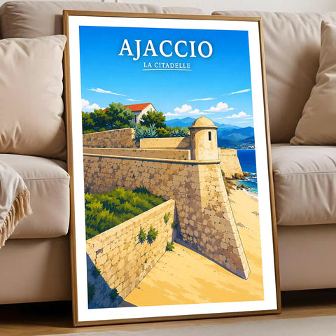 Affiche - Ajaccio - La Citadelle