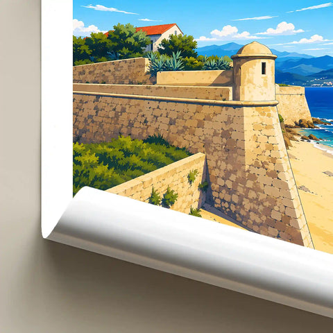 Affiche - Ajaccio - La Citadelle