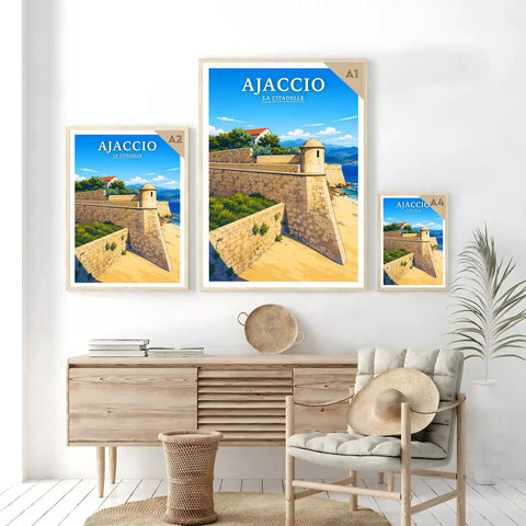 Affiche - Ajaccio - La Citadelle