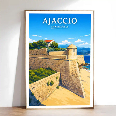 Affiche - Ajaccio - La Citadelle