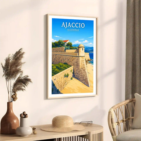 Affiche - Ajaccio - La Citadelle
