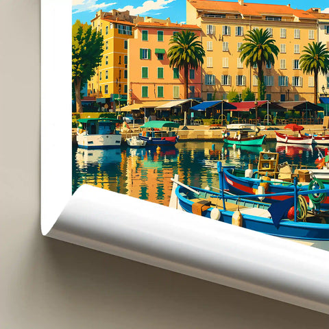 Affiche - Ajaccio - Le Port