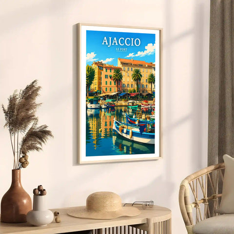 Affiche - Ajaccio - Le Port